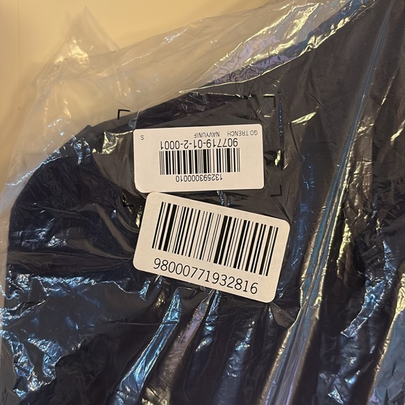 GAP Women's Deep Blue Trench Coat - Picture 8 of 8